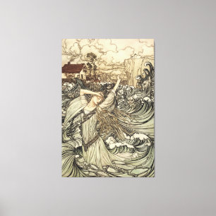 Undine by Arthur Rackham Canvas Print