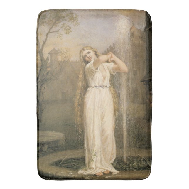 Undine (by John William Waterhouse) Bath Mat (Front Vertical)