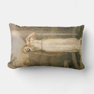 Undine (by John William Waterhouse) Lumbar Pillow