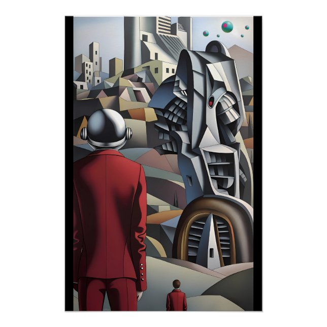 Undisclosed Dislocation - Ken Gauge Surreal Art Poster (Front)