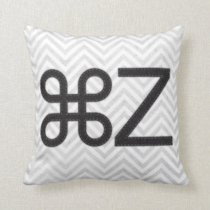 Undo Apple Z Mac Pillow