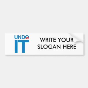 UNDO IT BUMPER STICKER