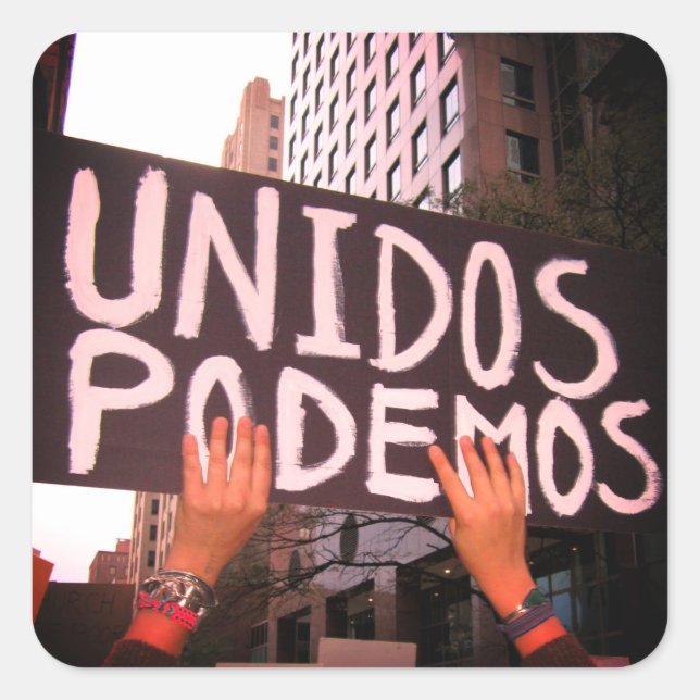 Undos Podemos Sticker par Tamara Diaz Art (Devant)