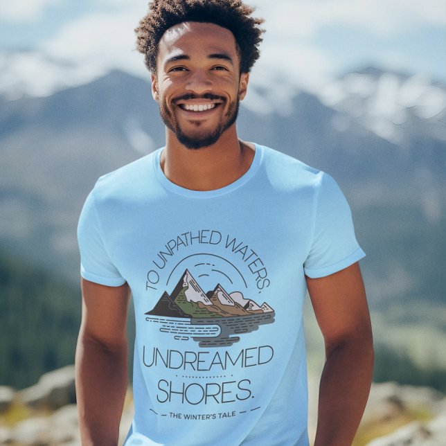 Undreamed Shores: Minimalist Modern T-Shirt (Creator Uploaded)