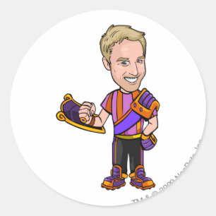 Undutchable Kreludor Staff Player Classic Round Sticker