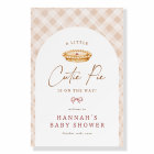 Une Affiche de bienvenue Baby shower à pâté d'auto