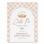 Une Affiche de bienvenue Baby shower à pâté d'auto