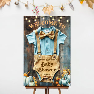 Une Affiche de bienvenue Romper Un Petit Citrouill