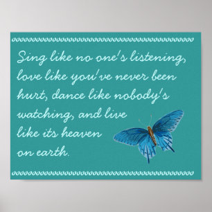 Une affiche de chanson