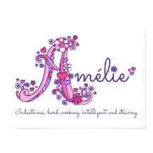 Une affiche de monogramme d'art signifiant le nom 