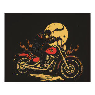 une affiche de moto