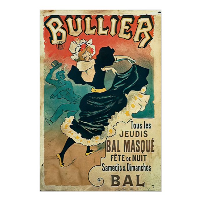 Une affiche vintage en français (Devant)
