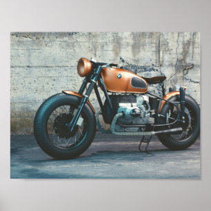 Une affiche vintage pour moto