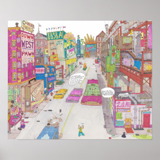 Une affiche Voltz Eastside Moment