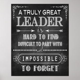 Une affiche vraiment grand leader