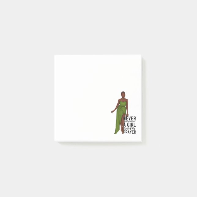 Une Africaine Américaine Inspirationnelle Post-It  (Devant)