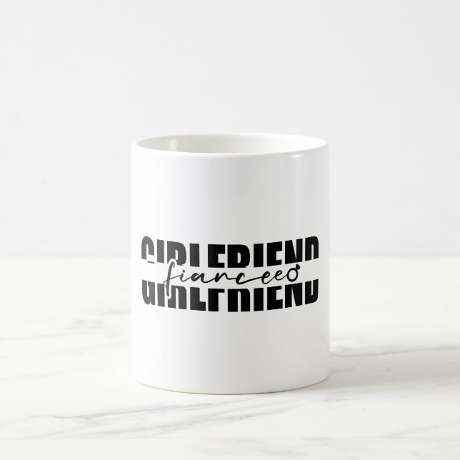 Une amie à Fiancee Mug (Centre)