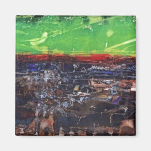 "Une année dans le pays" Magnet d'art Abstrait