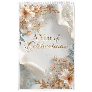 Une année de célébrations – Calendrier mural illus
