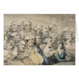 Une assistance au théâtre de ruelle de Drury