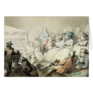 Une assistance observant un jeu, c.1785 (a à