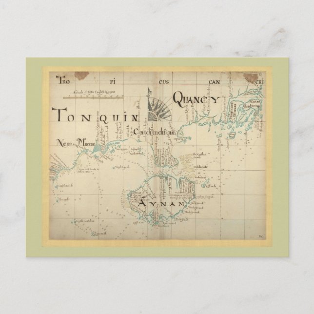 Une Authentique Carte Pirate De 1690 (Devant)