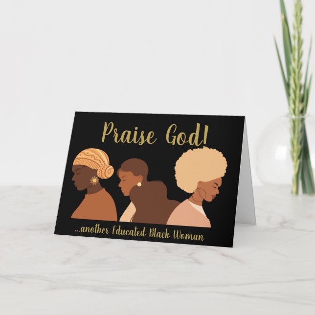 Une autre carte d'études pour femmes noires (Devant)