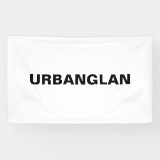 Une bannière blanche et design avec URBANGLAN Desi