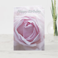 Une belle carte d'anniversaire rose
