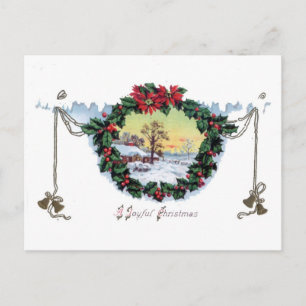 Une belle carte de Noël à l'ancienne