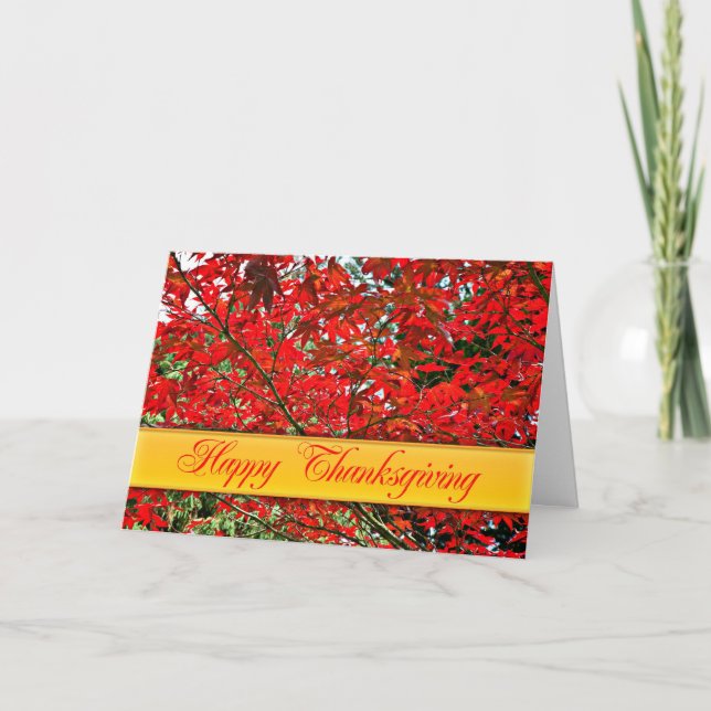 Une belle carte Thanksgiving (Devant)