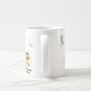Une belle chope à café unique et élégante divine m