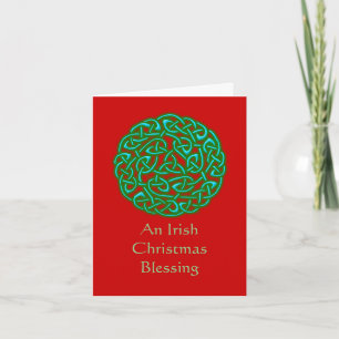 Une Bénédiction de Noël irlandaise... Carte de Noë