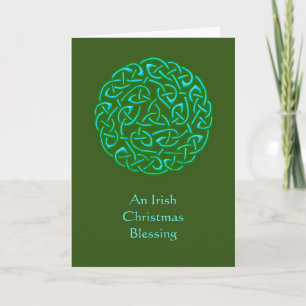Une Bénédiction de Noël irlandaise... Carte de Noë