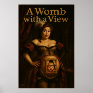 Une bombe avec vue - Poster classique de parodie à