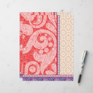 une carte au coeur rouge