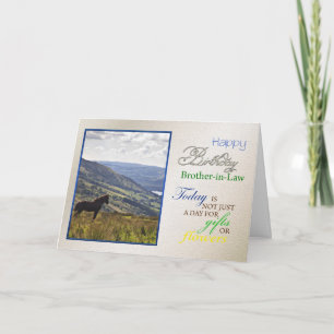 Une carte d'anniversaire pour beau-frère.