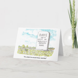 Une carte d'anniversaire pour Dave