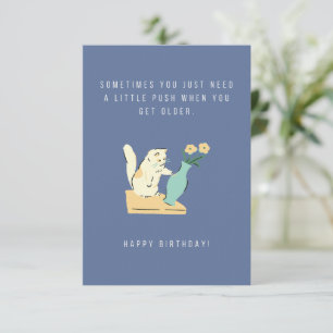 Une Carte D'Anniversaire Push