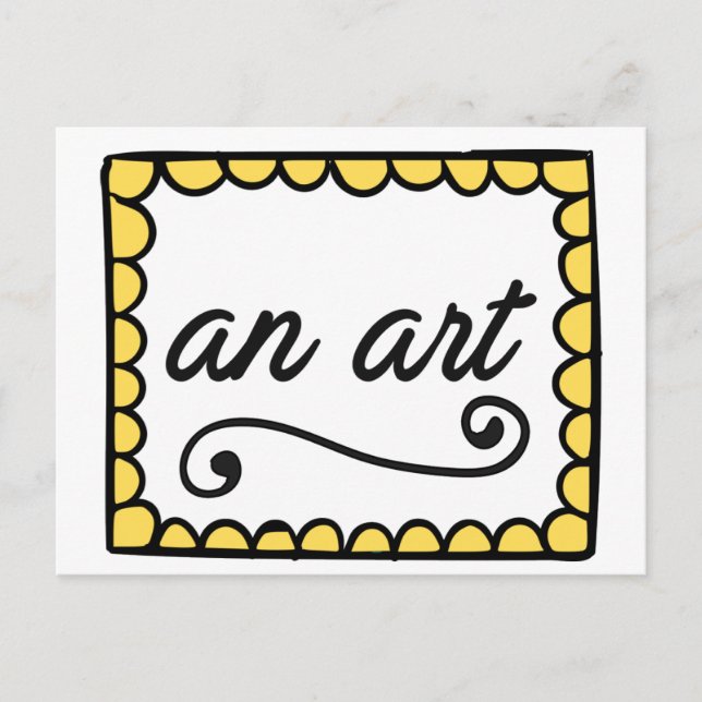 Une carte d'art (Devant)