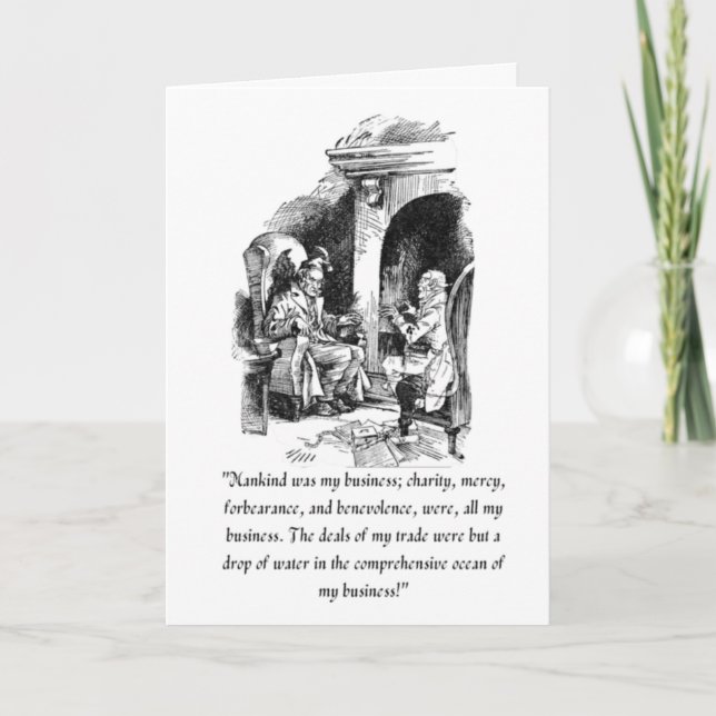 Une carte de A Christmas Carol (Devant)