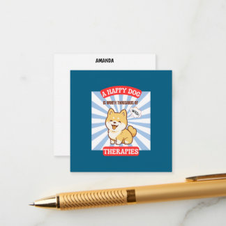 Une carte de chien adorable