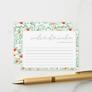 Une Carte De Conseil Baby shower Moderne Un Peu Cu
