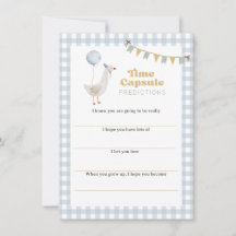 Une carte de message de capsule temporelle d'une o