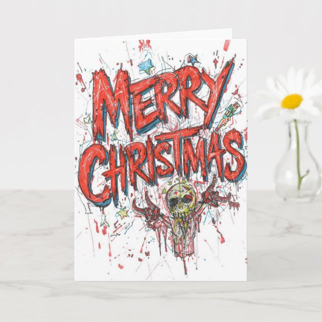 Une carte de Noël alternative (Petite plante)