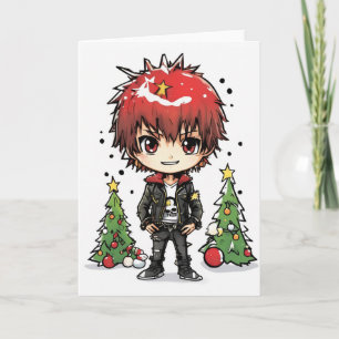 une carte de Noël de dessin animé