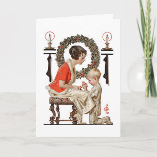 Une carte de Noël du cru J.C.Leyendecker
