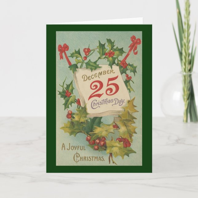 Une carte de Noël joyeuse (Devant)