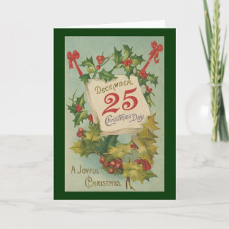Une carte de Noël joyeuse