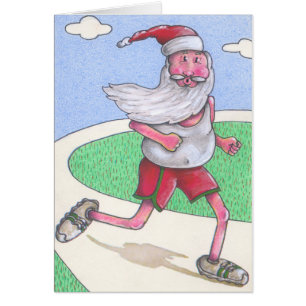 Une carte de Noël pour des coureurs